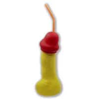 Vaso con Forma de Pene Fluorescente 500 ml · DIVERTY SEX · Juegos y Complementos Divertidos