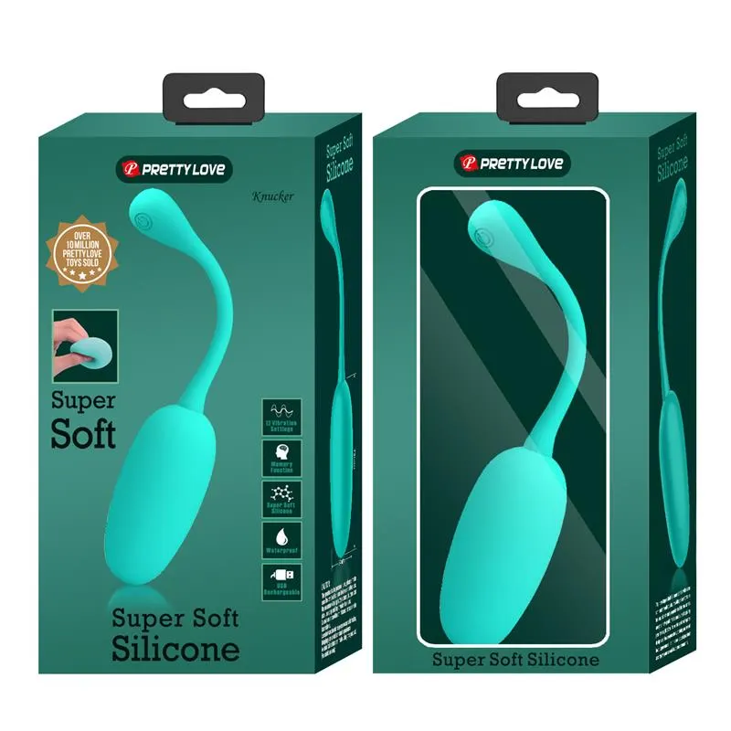 Knucker Huevo Vibrador Verde · PRETTYLOVE · Huevos y Balas Vibradoras — photo 11