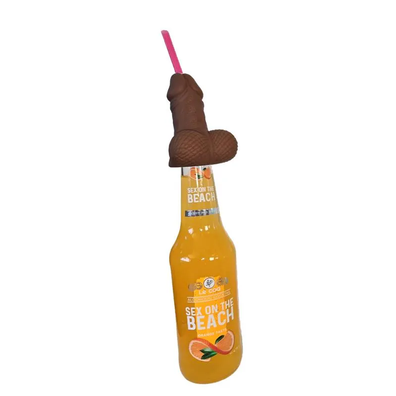 Pajita con Forma de Pene XXL para Botella de 360 ml · DIVERTY SEX · Juegos y Complementos Divertidos