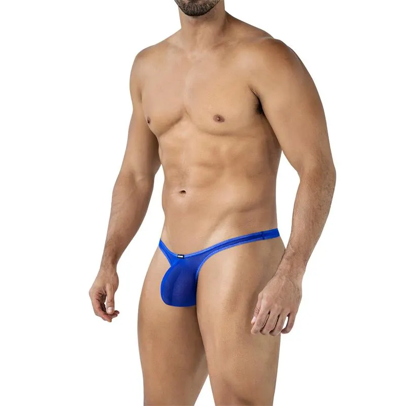 C4MSPXBUL04 Tanga Plus Mesh Electric Blue · CUT4MEN · Tangas y Braguitas