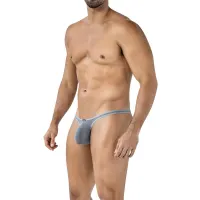 C4MSPXBUL04 Tanga Plus Mesh Grey · CUT4MEN · Tangas y Braguitas