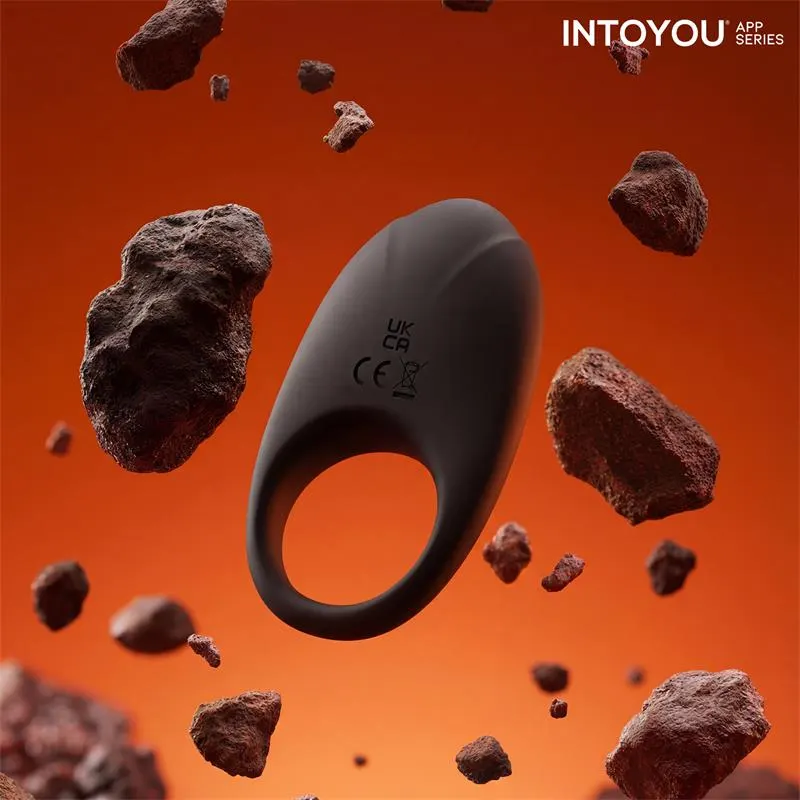 Ringo Anillo Vibrador con APP Unibody Negro · INTOYOU APP SERIES · Anillos para el Pene — Foto 4