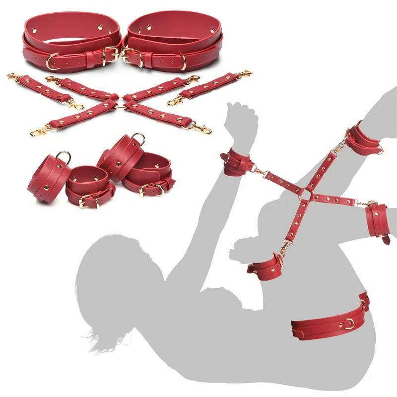Crimson Captive Set de Ataduras Ajustables · MASTER SERIES · Accesorios BDSM y Fetish — photo 2