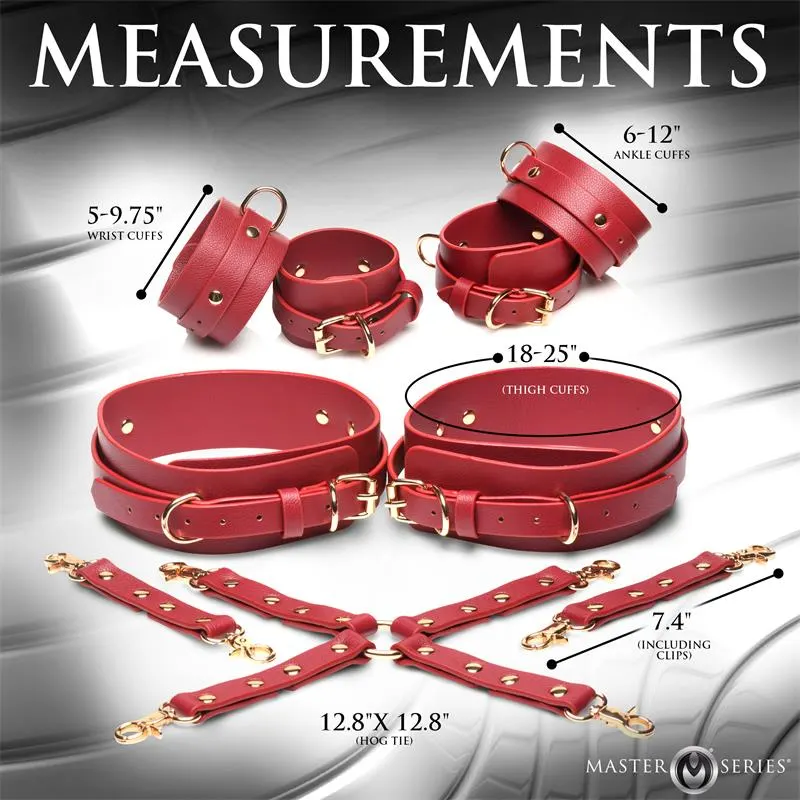 Crimson Captive Set de Ataduras Ajustables · MASTER SERIES · Accesorios BDSM y Fetish — photo 17