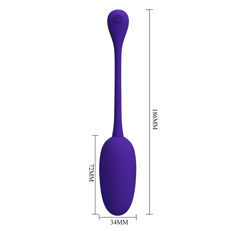 Knucker Huevo Vibrador Púrpura · PRETTYLOVE · Huevos y Balas Vibradoras — Foto 10