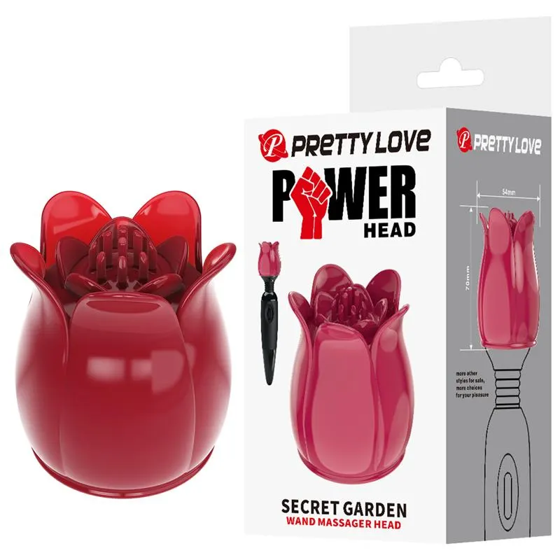 Flower Wand Cabezal para Masajeador Power Wand · PRETTYLOVE · Accesorios y Sets