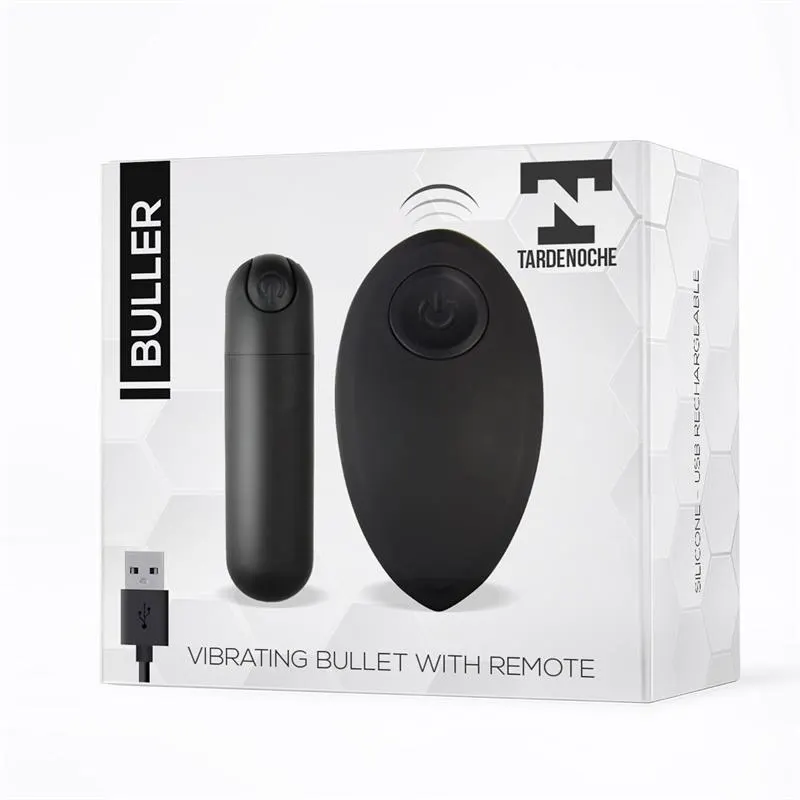 Buller Bala Vibradora Control Remoto USB Negro · TARDENOCHE · Huevos y Balas Vibradoras — photo 2