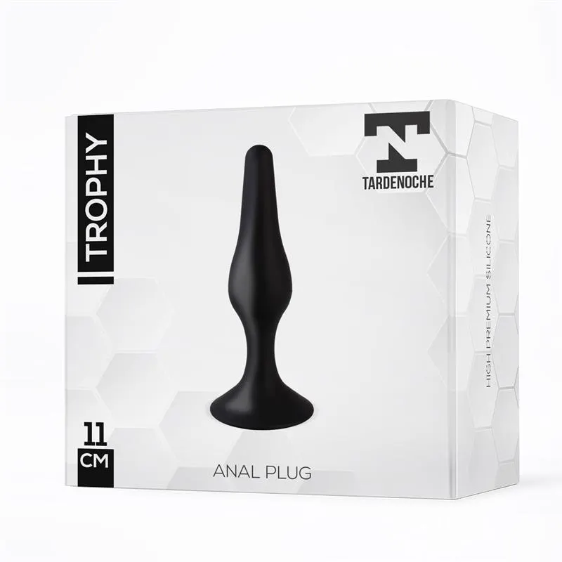 Trophy Plug Anal 11 cm Silicona Negro · TARDENOCHE · Anal — Foto 2