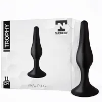 Trophy Plug Anal 11 cm Silicona Negro · TARDENOCHE · Anal