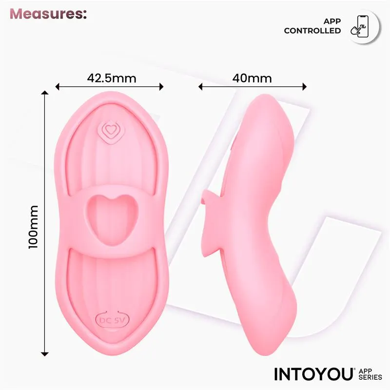Laia Estimulador de Dedo con Calor y Funda con APP Rosa · INTOYOU APP SERIES · Vibradores — Foto 11