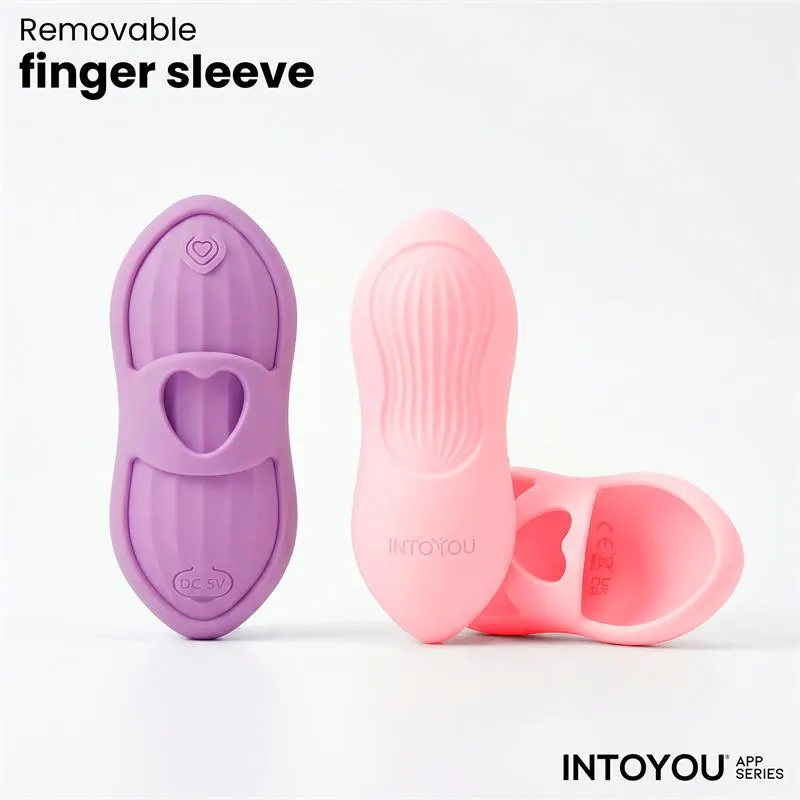 Laia Estimulador de Dedo con Calor y Funda con APP Rosa · INTOYOU APP SERIES · Vibradores — Foto 12