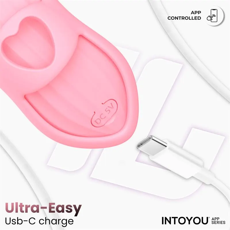 Laia Estimulador de Dedo con Calor y Funda con APP Rosa · INTOYOU APP SERIES · Vibradores — Foto 9