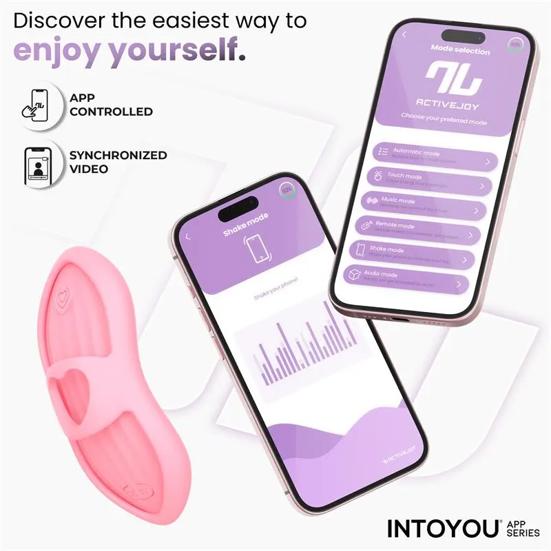 Laia Estimulador de Dedo con Calor y Funda con APP Rosa · INTOYOU APP SERIES · Vibradores — Foto 10