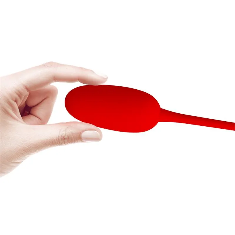 Knucker Huevo Vibrador Rojo · PRETTYLOVE · Huevos y Balas Vibradoras — photo 2