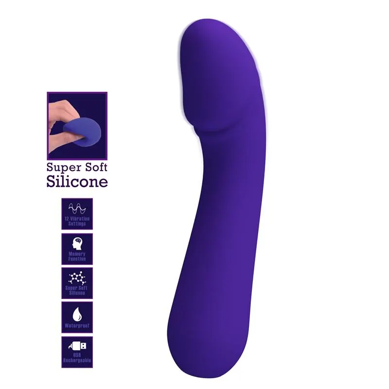Cetus Vibrador Púrpura · PRETTYLOVE · Estimuladores de Clítoris