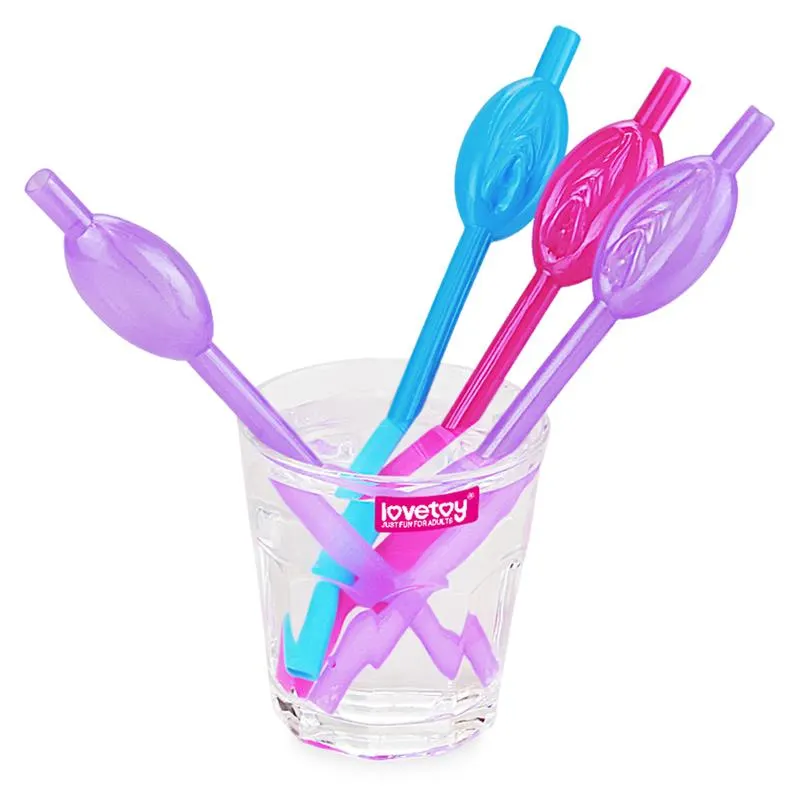 Pajita de Vagina Pack de 9 · LOVETOY · Juegos y Complementos Divertidos — Foto 4