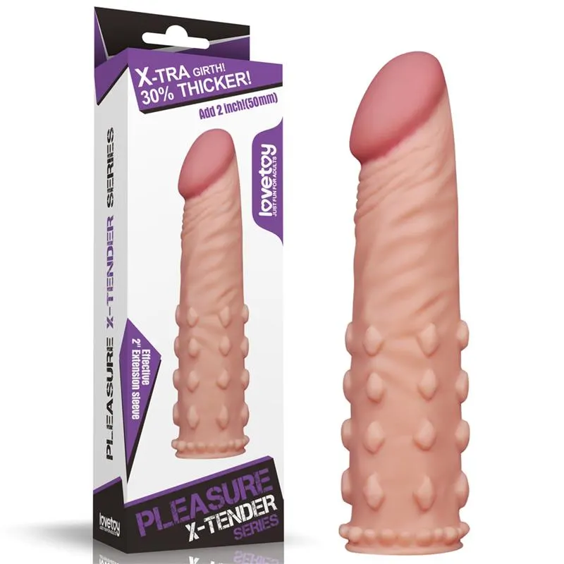 Funda para el Pene Add 2 Pleasure X Tender Natural · LOVETOY · LOVETOY · Fundas y Extensiones para el Pene — Foto 6