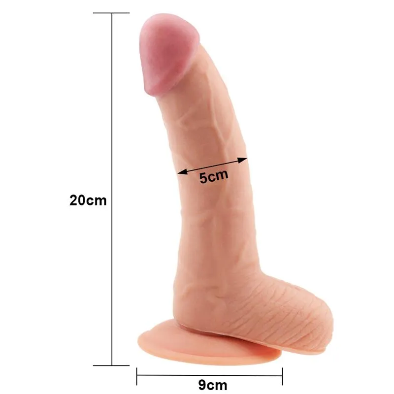 Dildo The Ultra Soft Dude 8.8 Natural · LOVETOY · Dildos — Foto 5