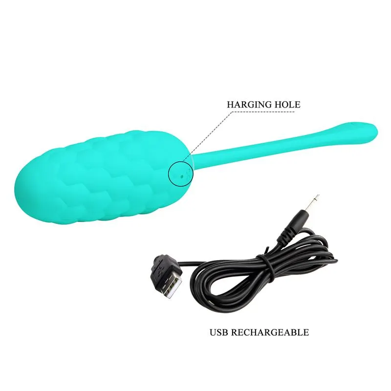 Marina Huevo Vibrador Verde · PRETTYLOVE · Huevos y Balas Vibradoras — Foto 9