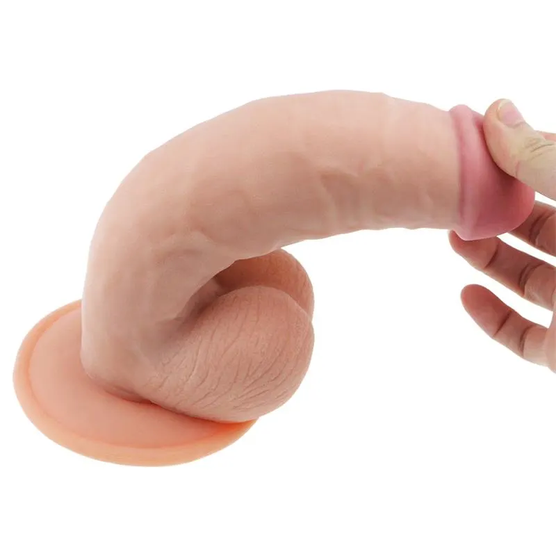 Dildo The Ultra Soft Dude 8.5 Natural · LOVETOY · Dildos — photo 4