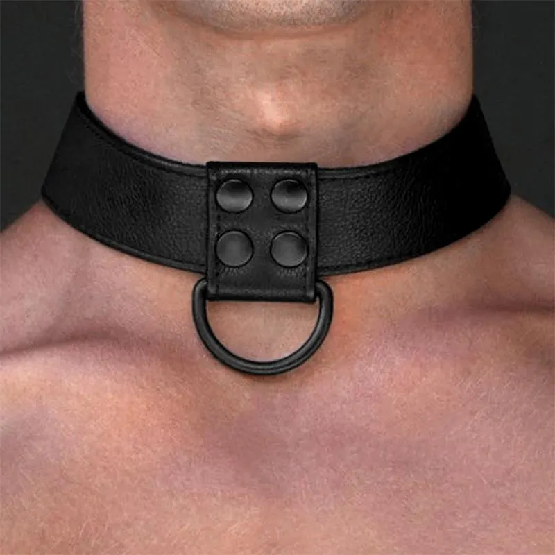 Collar con Correa Negro Mate · LOVETOY · Accesorios BDSM y Fetish — photo 4
