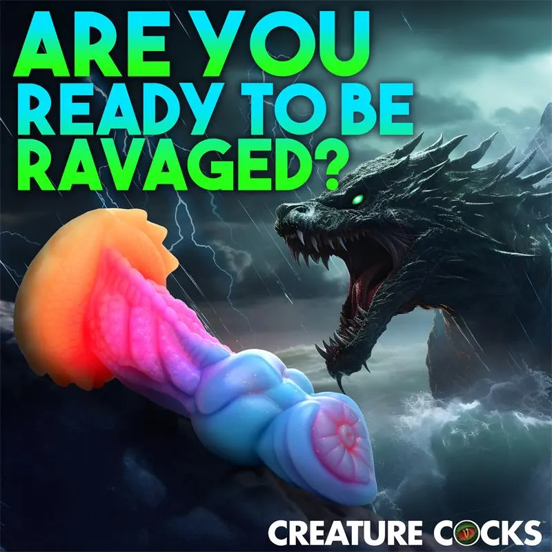 Aqua-Cock Dildo Brilla en la Oscuridad Silicona · CREATURE COCKS · Dildos — Foto 11