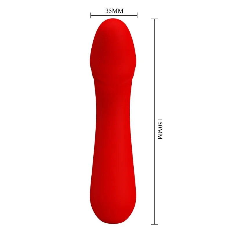 Cetus Vibrador Rojo · PRETTYLOVE · Estimuladores de Clítoris — photo 11
