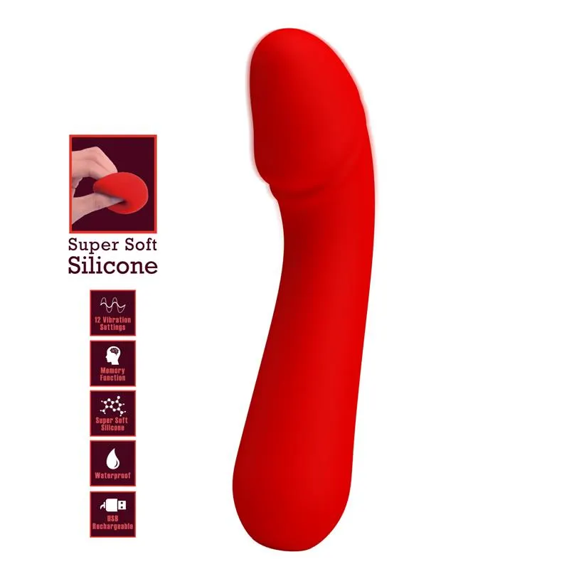 Cetus Vibrador Rojo · PRETTYLOVE · Estimuladores de Clítoris