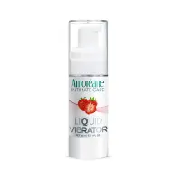 Vibrador Líquido Sabor Fresa 30 Ml · AMOREANE · Lubricantes