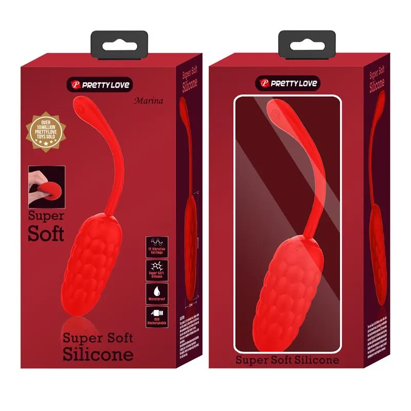 Marina Huevo Vibrador Rojo · PRETTYLOVE · Huevos y Balas Vibradoras — Foto 11