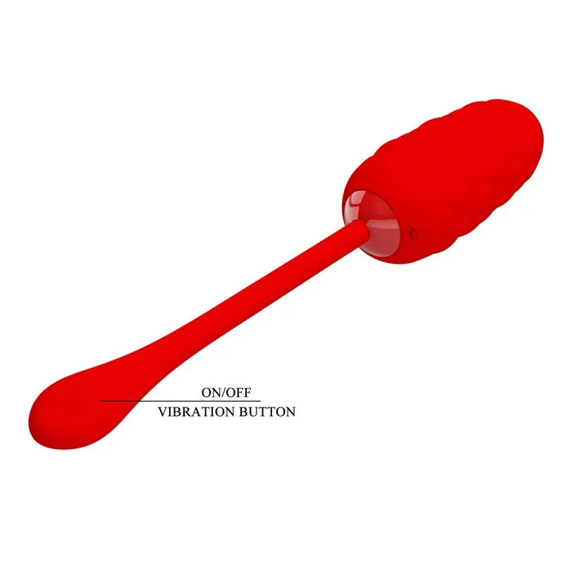 Marina Huevo Vibrador Rojo · PRETTYLOVE · Huevos y Balas Vibradoras — Foto 8