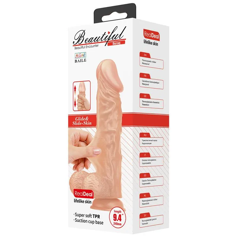 Dildo Realista con Ventosa Buraq 9.4 · BAILE · Dildos — Foto 9