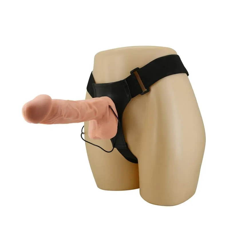 Arnés con Dildo y Vibración 10.2 · BAILE · Dildos