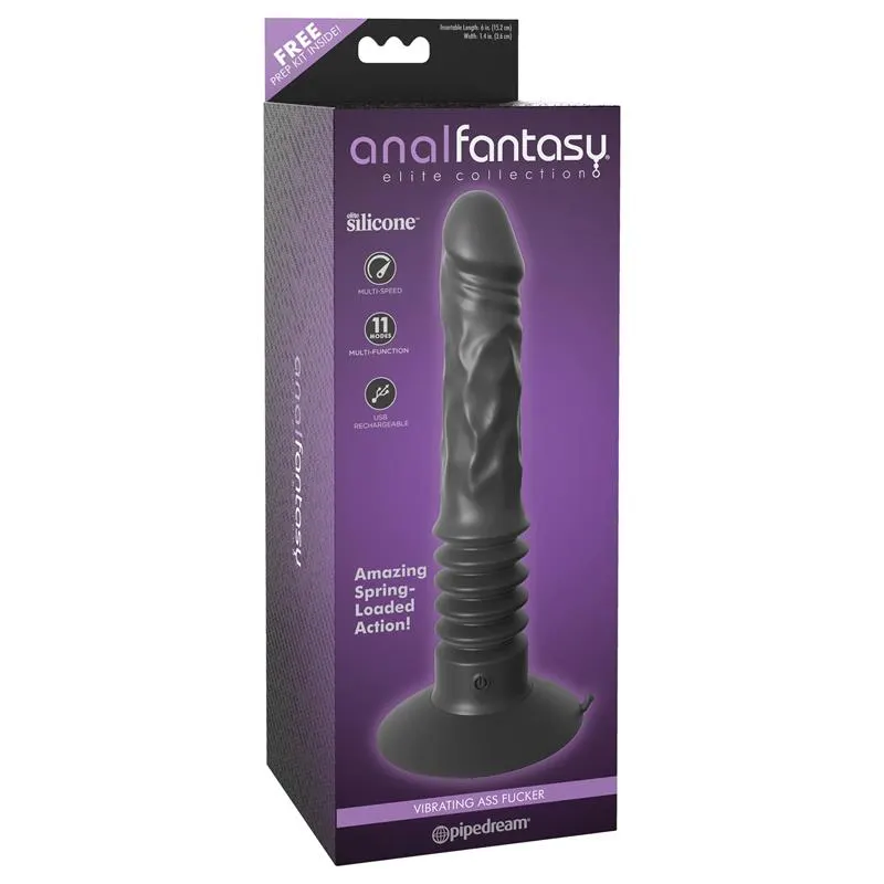 Vibrador Anal Ass Fucker Silicona USB · ANAL FANTASY ELITE · Anal — Foto 4