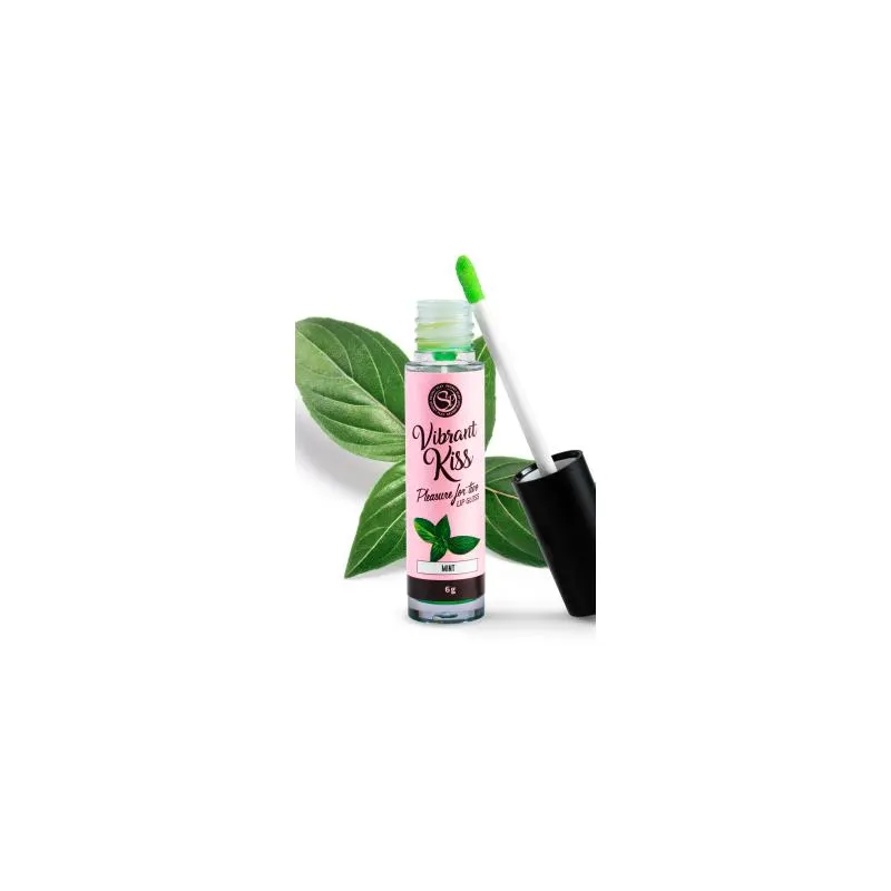 Lip Gloss Vibrant Kiss Sabor Menta · SECRET PLAY · Lubricantes