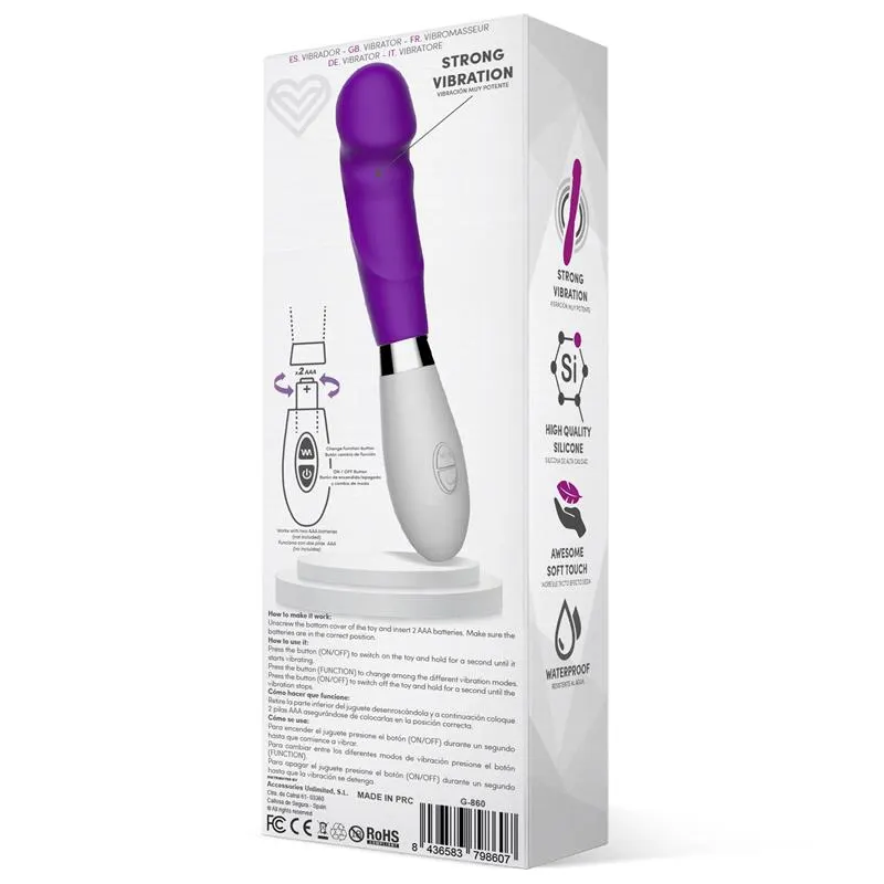 Louver Vibrador Silicona Púrpura · LATETOBED · Vibradores — Foto 3