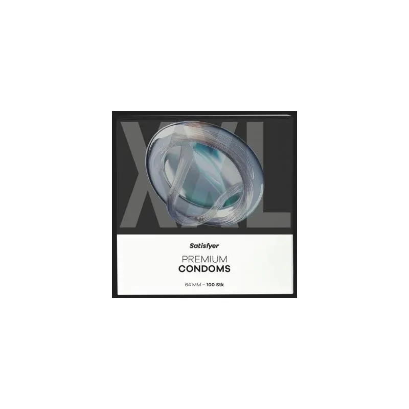 Preservativos Talla 64 100 uds · SATISFYER · Lubricantes