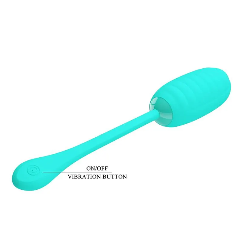 Kirk Huevo Vibrador Verde · PRETTYLOVE · Huevos y Balas Vibradoras — Foto 8