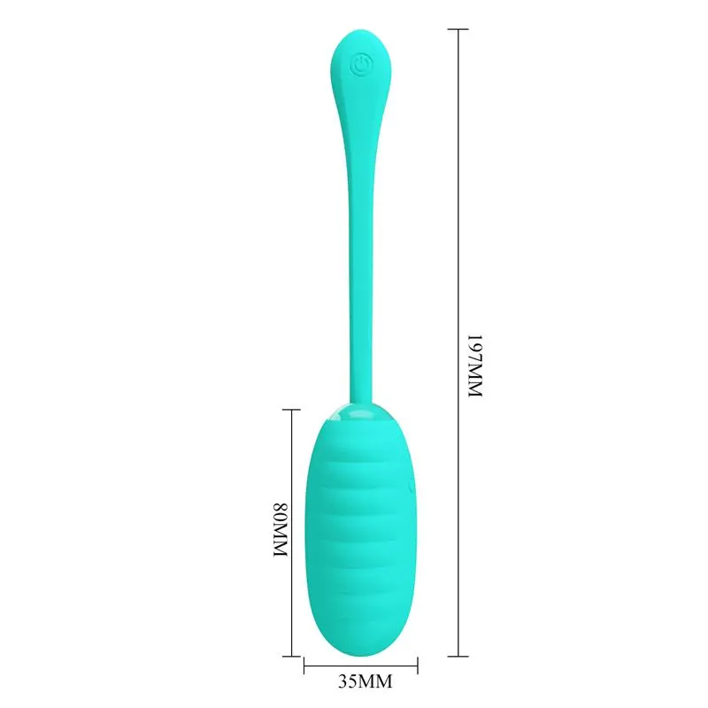 Kirk Huevo Vibrador Verde · PRETTYLOVE · Huevos y Balas Vibradoras — Foto 10