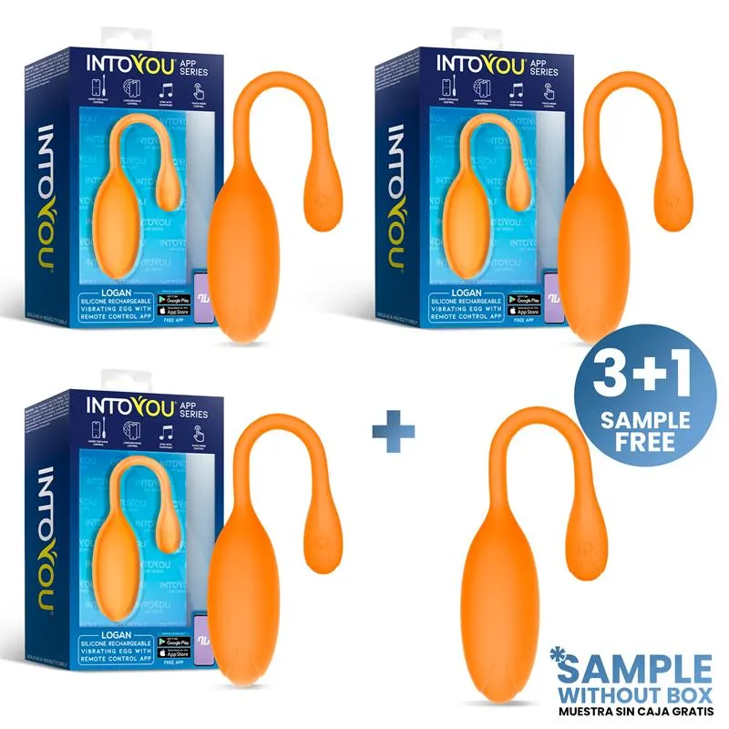 Pack 3 + Muestra Logan Huevo Vibrador con APP Unibody · INTOYOU APP SERIES · Accesorios y Sets