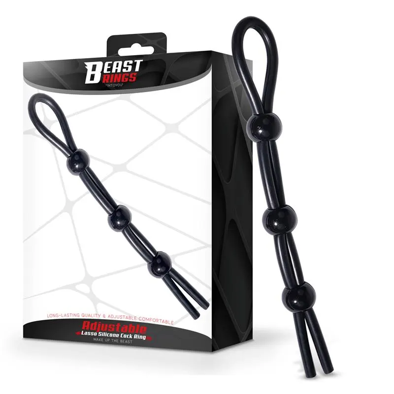 Lasso Anillo para el Pene con 3 Cierres de Presión · BEAST RINGS · BEAST RINGS · Anillos para el Pene