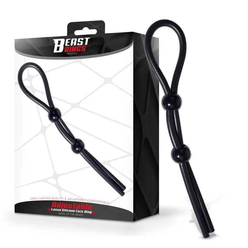 Lasso Anillo para el Pene con 2 Cierres de Presión (19,5 cm) · BEAST RINGS · BEAST RINGS · Anillos para el Pene