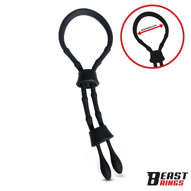 Lasso Anillo para el Pene con 2 Cierres de Presión (19 cm) · BEAST RINGS · BEAST RINGS · Anillos para el Pene — photo 3