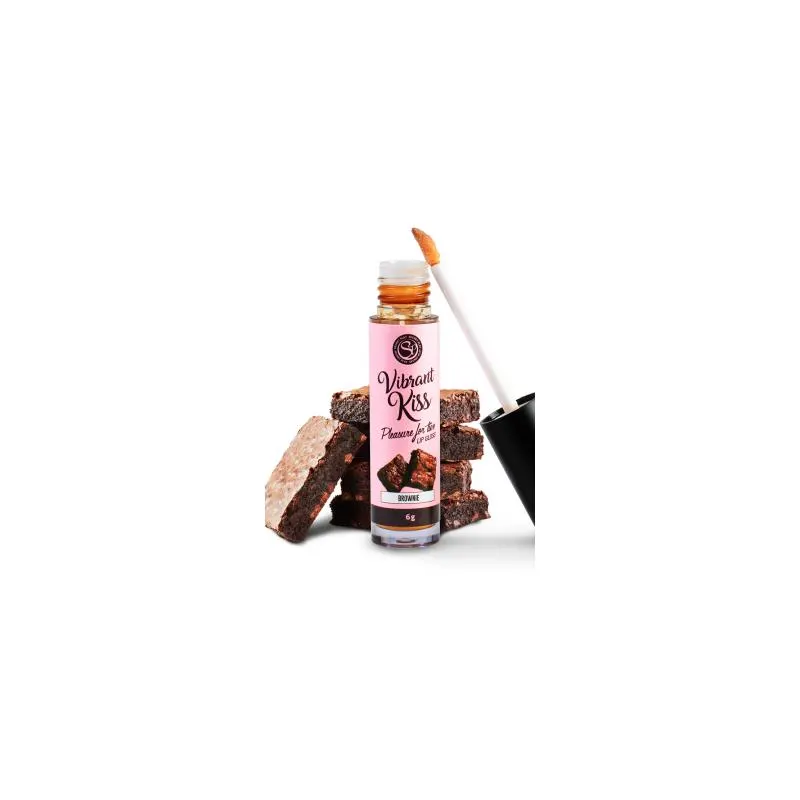 Lip Gloss Vibrant Kiss Sabor Brownie · SECRET PLAY · Lubricantes