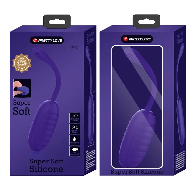 Kirk Huevo Vibrador Violeta · PRETTYLOVE · Huevos y Balas Vibradoras — Foto 11