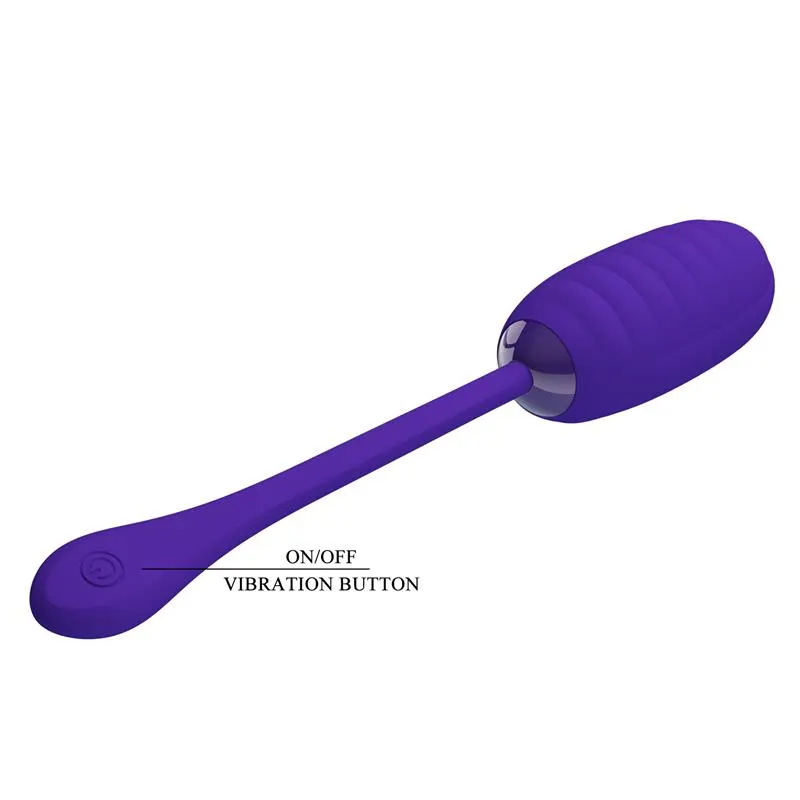Kirk Huevo Vibrador Violeta · PRETTYLOVE · Huevos y Balas Vibradoras — Foto 8