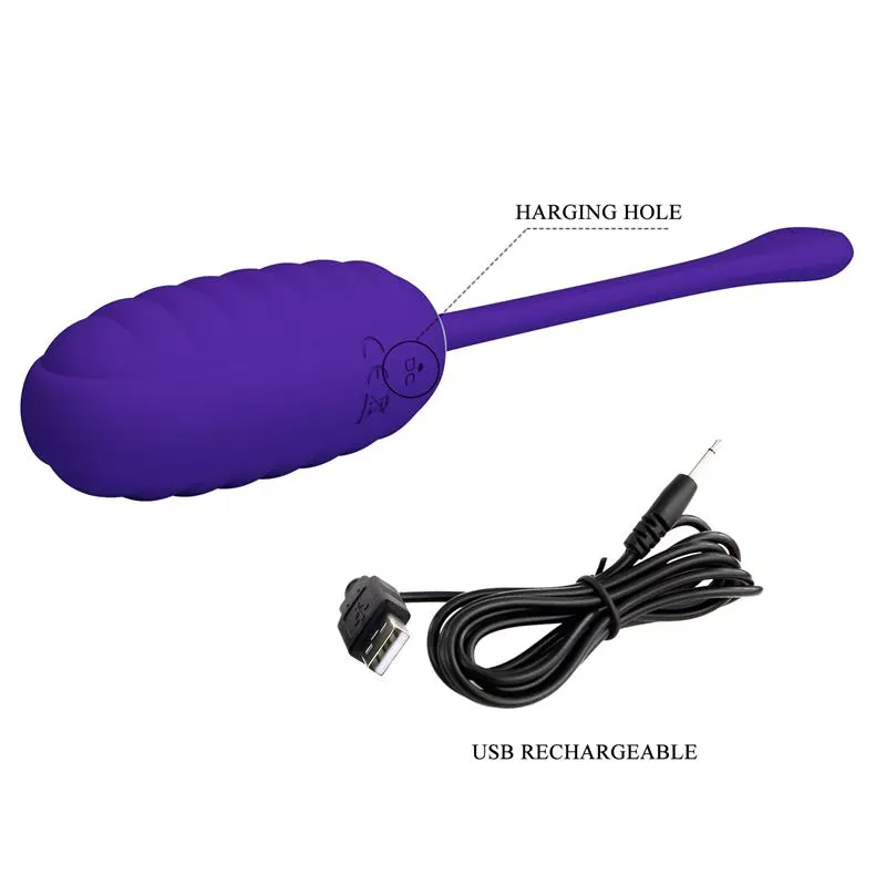 Kirk Huevo Vibrador Violeta · PRETTYLOVE · Huevos y Balas Vibradoras — Foto 9
