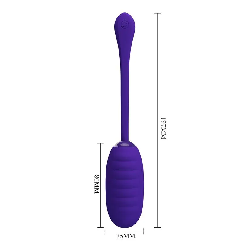 Kirk Huevo Vibrador Violeta · PRETTYLOVE · Huevos y Balas Vibradoras — Foto 10