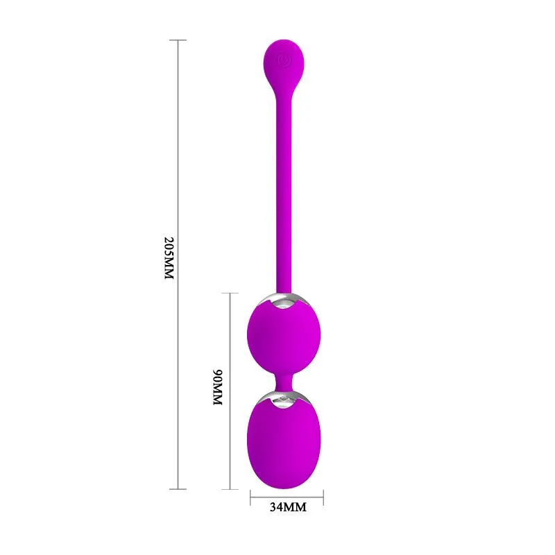 Bolas Vaginales con Vibración Willie Clave 25 · PRETTYLOVE · Bolas Chinas y Salud Femenina — Foto 4