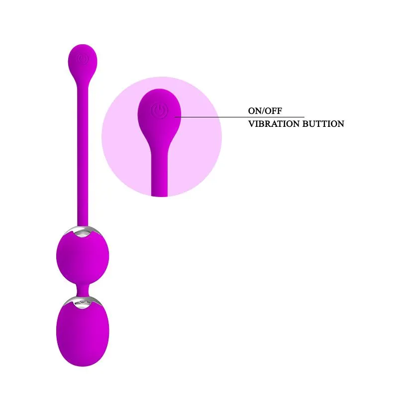 Bolas Vaginales con Vibración Willie Clave 25 · PRETTYLOVE · Bolas Chinas y Salud Femenina — Foto 6